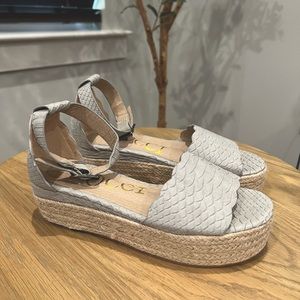 Ccocci Platform Sandals With Ankle Strap Size 7.5